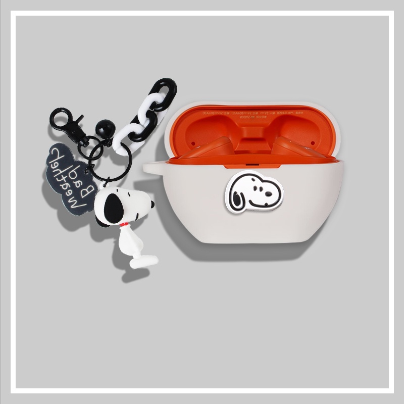 Sony WF-SP800N Case Cartoon Metal Magic Wand Cute Snoopy Pikachu Doll Keychain Pendant Silicone Soft Shell Sony WF-SP800N Bluetooth Headset Case Protective Cover Marvel Spiderman Thor Pendant Sony WF-SP800N Cover