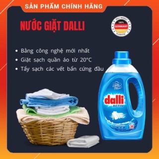 Nước giặt Đức-DALLI original-COMBO-Khuyến Mại- Giặt Sạch Từ Nhiệt Độ Thấp 20°C-Tẩy Sạch Vết Bẩn- Siêu Đậm Đặc, 1,1L