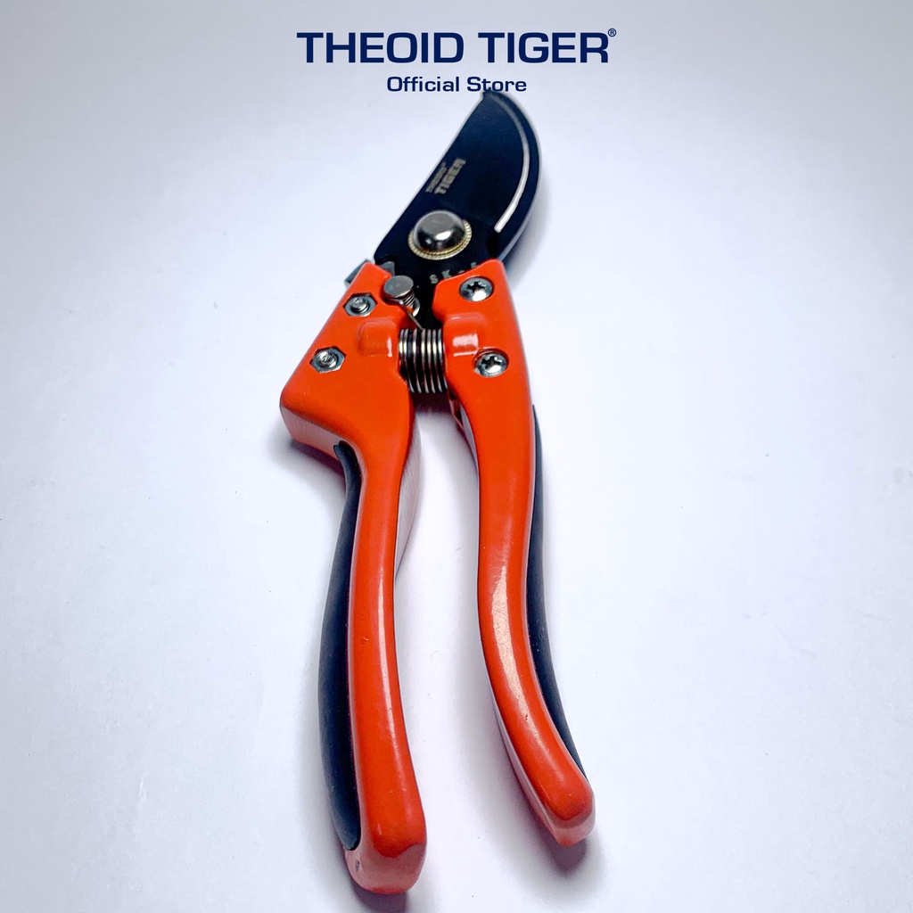 [Mã BMBAU50 giảm 10% đơn 99K] Theoid Tiger Kéo cắt cành cây thép SK-5 Tỉa cành tạo tán làm vườn lưỡi thép đen