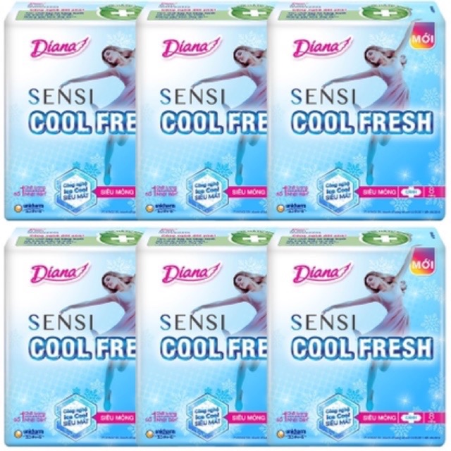 BVS Diana Sensi Cool Fresh Mát Lạnh 8 miếng /gói