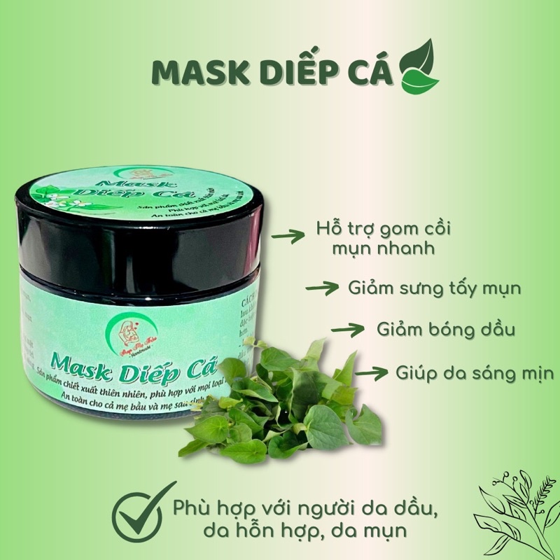 MASK DIẾP CÁ - HŨ 50G (HANDMADE)