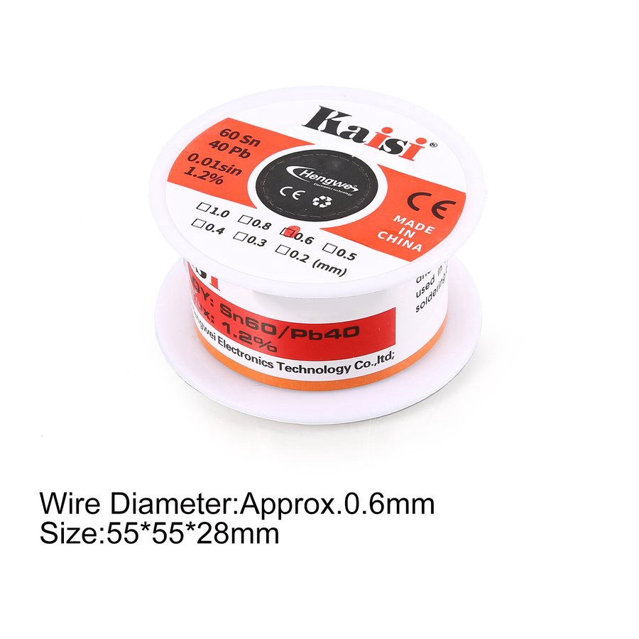 Cuộn dây hàn chì 0.6mm sn60 / pb40 0.01sin 1.2 %