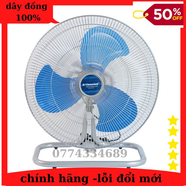 [ NỒI ĐỒNG -CỐI ĐÁ ] Quạt Sàn Công Nghiệp Vinawind QS500 Sải Cánh 500 - Thân,Lồng Inox Sáng Bóng Chắc Khỏe ,Bền ,Đẹp