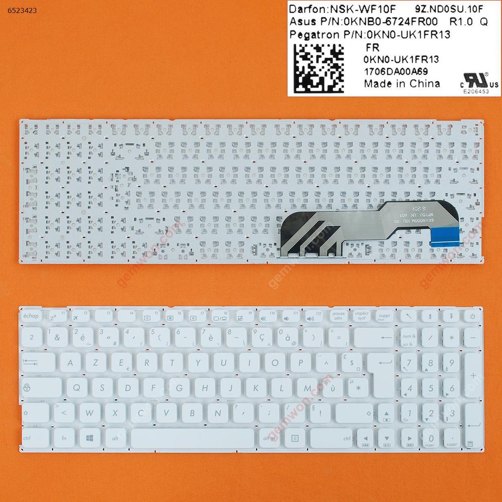 Bàn phím laptop Asus X541 X541U X541UA X541UV X541S X541SA - KeyBoard NEW ZIN | BigBuy360 - bigbuy360.vn