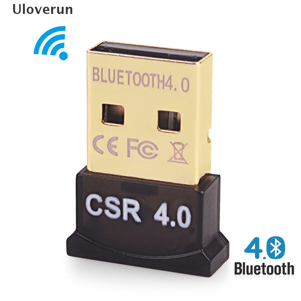 Usb Bluetooth 4.0 Không Dây Uloverun Mini Cho Pc Laptop Win Xp Vista7 / 8 / 10 Vn