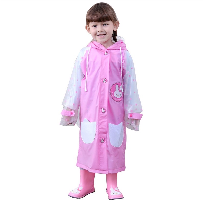 Áo mưa in hoạt hình cho bé AM0202