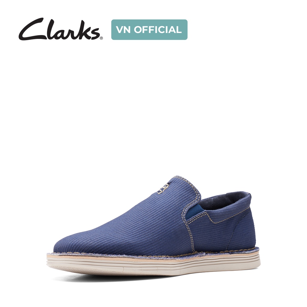 Giày Sục Nam CLARKS Forge Free màu Xanh Blue