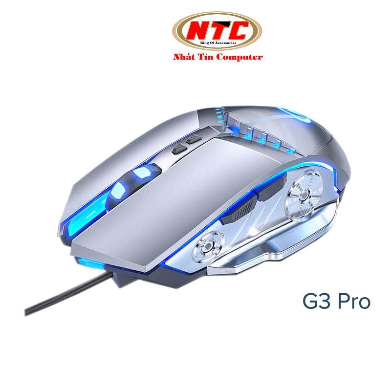 Chuột game cao cấp G3PRO led đa màu - DPI lên đến 4000 (2 kiểu hoa văn)