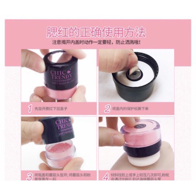 Phấn Má Hồng Chic Trendy Của Bioaqua Hàng Nội Địa Trung HY8 | BigBuy360 - bigbuy360.vn