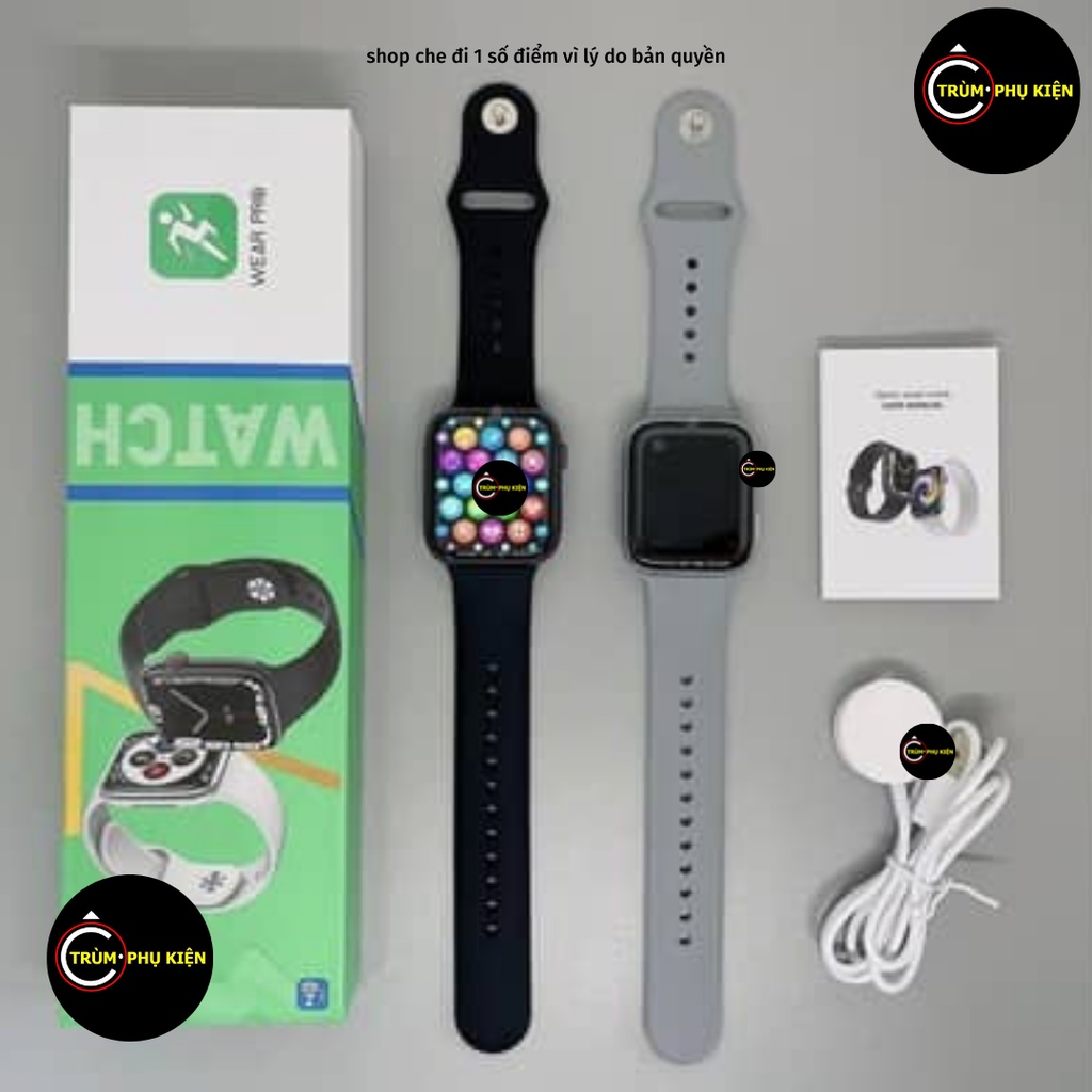 Đồng Hồ Thông Minh Watch 7 FULL VIỀN FULL THÔNG BÁO - Nghe Gọi - Nhận Thông Báo Tin Nhắn - Thay Ảnh Nền
