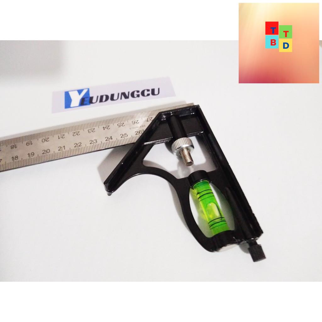 Thước ke góc vuông góc 45 độ đa năng 30cm