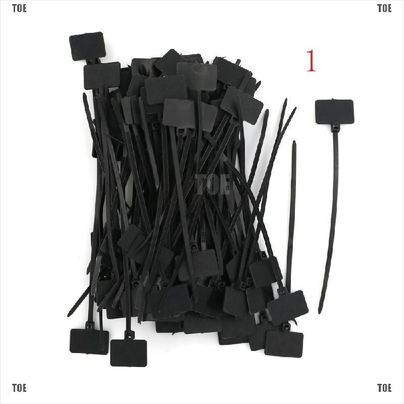 Bộ 10 thẻ đánh dấu dây cáp Rj45 Rj12 bằng nylon tự khóa | BigBuy360 - bigbuy360.vn