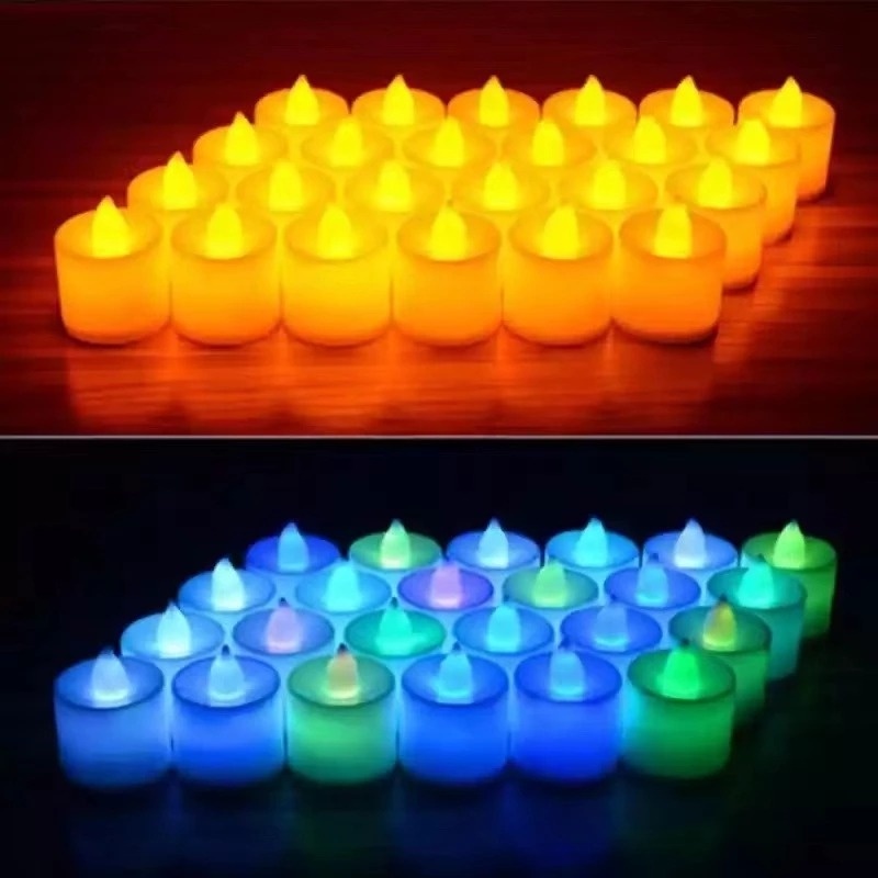 Đèn LED Hình Nến Không Khói Sáng Tạo Trang Trí Nhà Cửa/Giáng Sinh