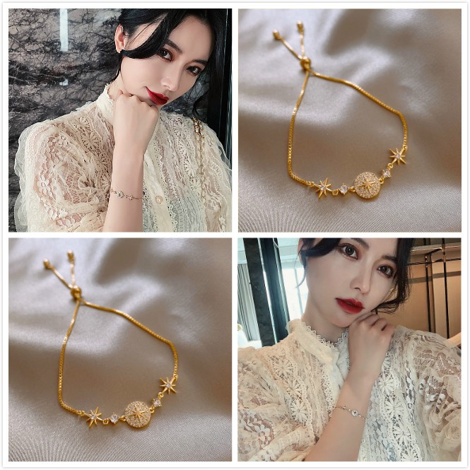 Thời Trang Hàn Quốc Mới Bầu Trời Đầy Sao Cá Tính Vòng Tay Đơn Giản