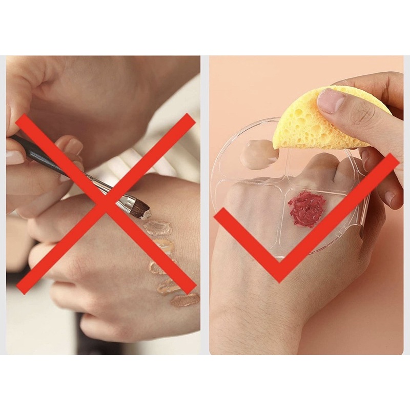 Đủ size Khay đựng nền + Mix các loại kem ĐI KÈM Dụng cụ lấy kem