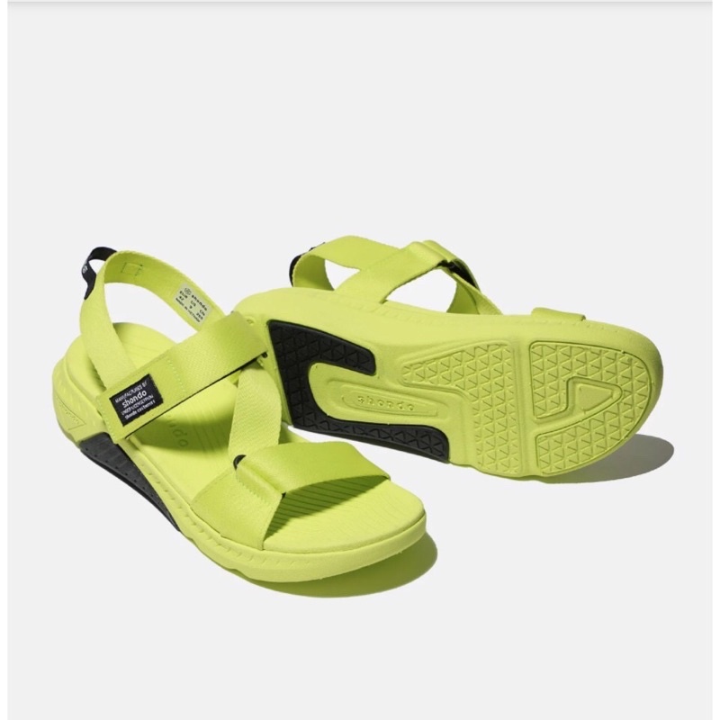 Giày Sandals quai hậu nam F7 Racing xanh/cam bộ sưu tập NEON