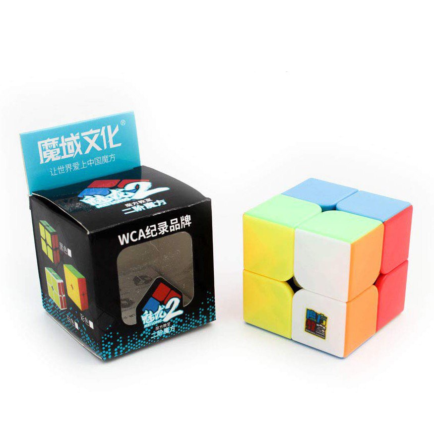 Rubik 2x2 Stickerless MoYu MeiLong MFJS Rubik 2 Tầng