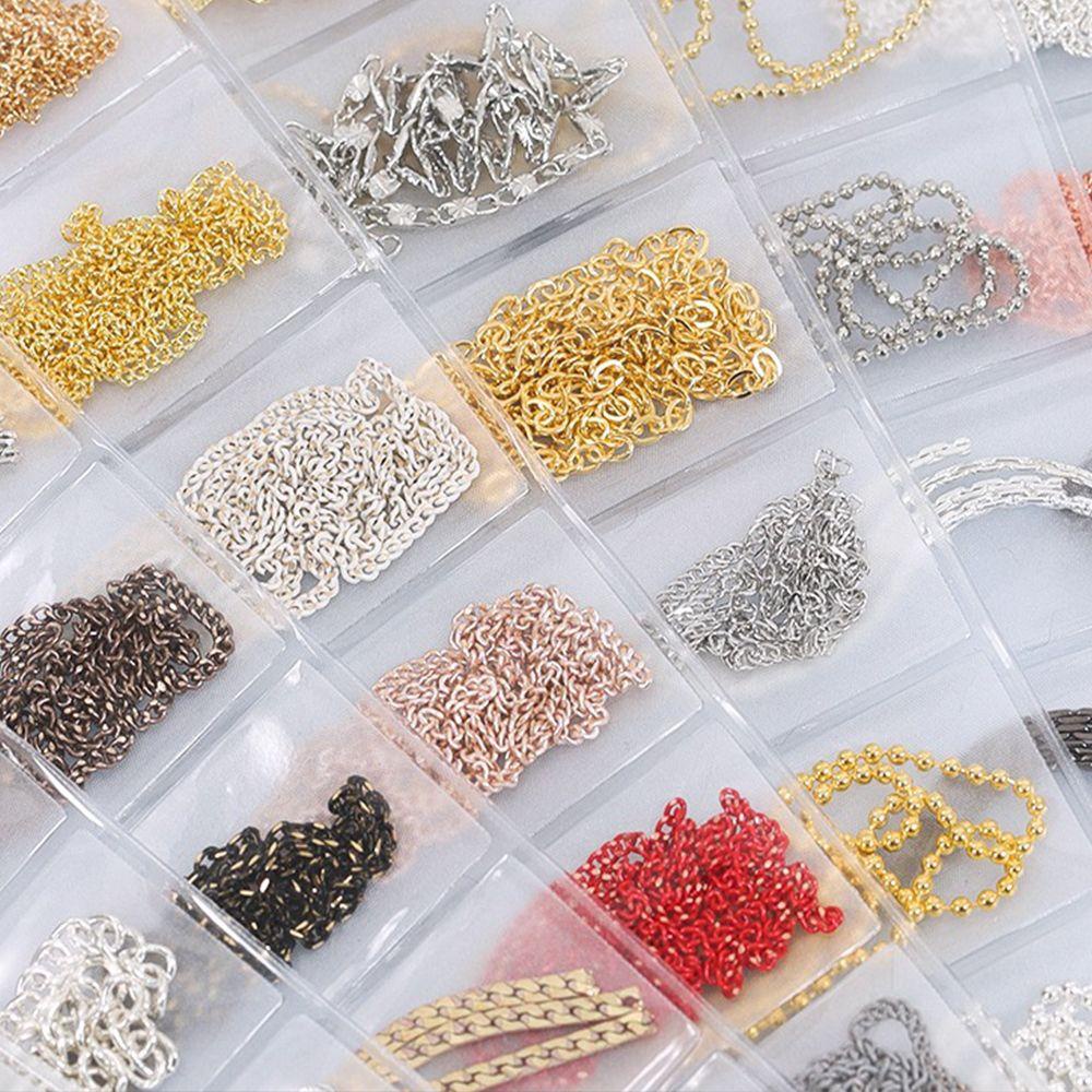 Dây Chuyền Kim Loại Thời Trang Dành Cho Nữ|Hạt Charm Đính Móng Nghệ Thuật