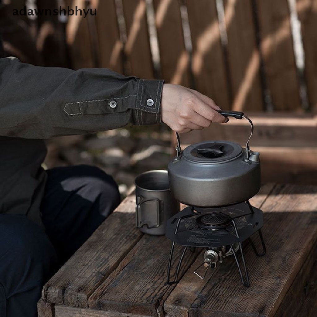 Tấm Cách Nhiệt Bằng Thép Không Gỉ Màu Đen Đục Lỗ Tiện Dụng Cho Bếp Dã Ngoại Soto St-310