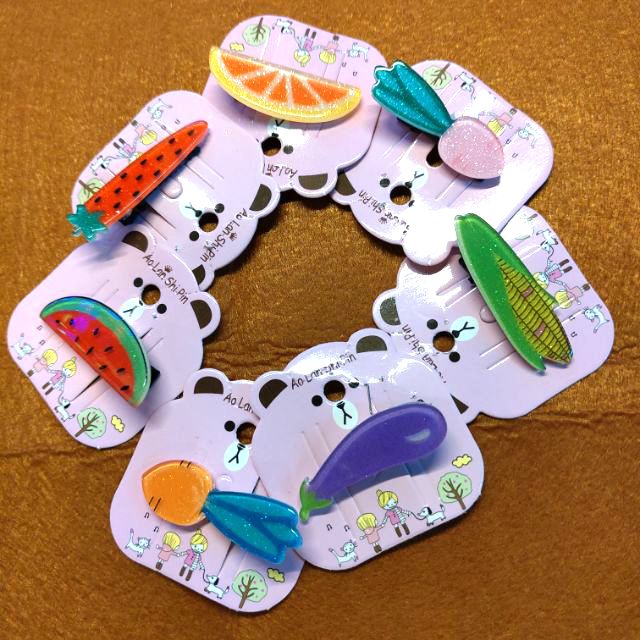 KẸP TÓC ĐỦ HÌNH (SET 02/ 04 CÁI)  [KTOTRAC007]