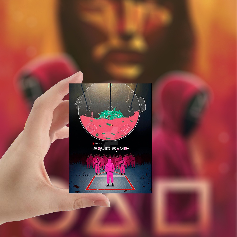 Bộ 50 miếng dán trang trí laptop/điện thoại hình mực chơi game DIY