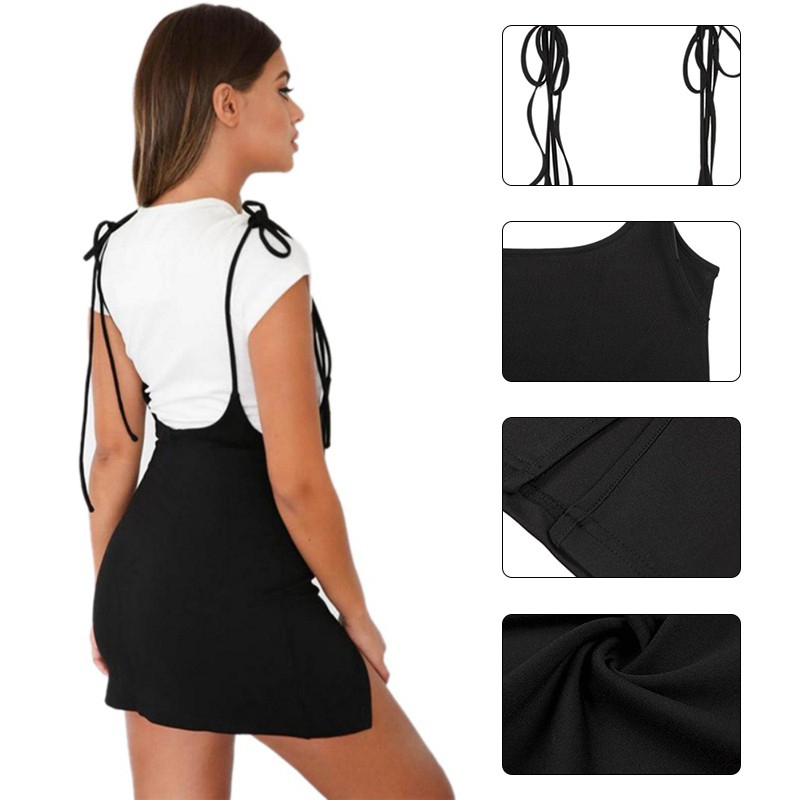 Chân váy yếm dạng bút chì lưng cao kiểu dáng đơn giản thời trang | BigBuy360 - bigbuy360.vn