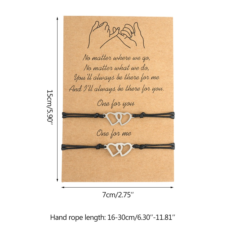 Set 2 Vòng Tay Tình Bạn Dễ Thương