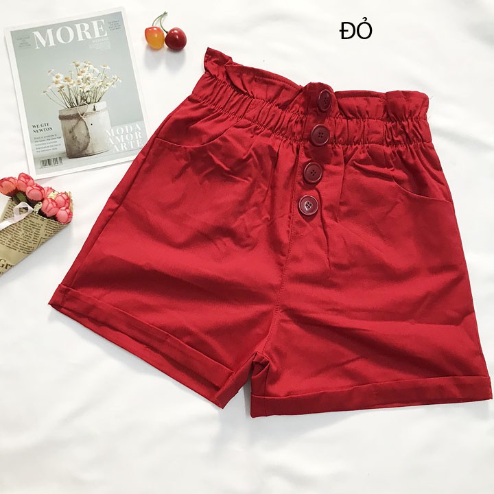 Quần đùi nữ từ 40-45kg - quần sọt short nữ vải kaki Lưng Cao - QNU40 | BigBuy360 - bigbuy360.vn