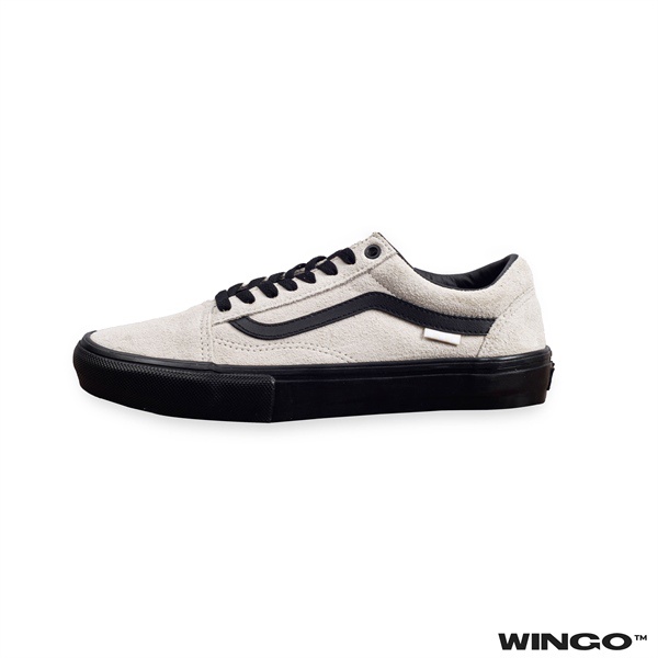 Vans Old Skool Skateboarding Full White Suede