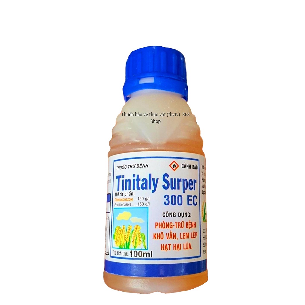 🌾Khô vằn, Lem lép hạt hại lúa (100ml) Thuốc trừ bệnh Tinitaly Surper 300EC