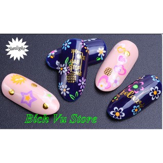 Sticker dán móng nỗi 3D (6tấm/32k)