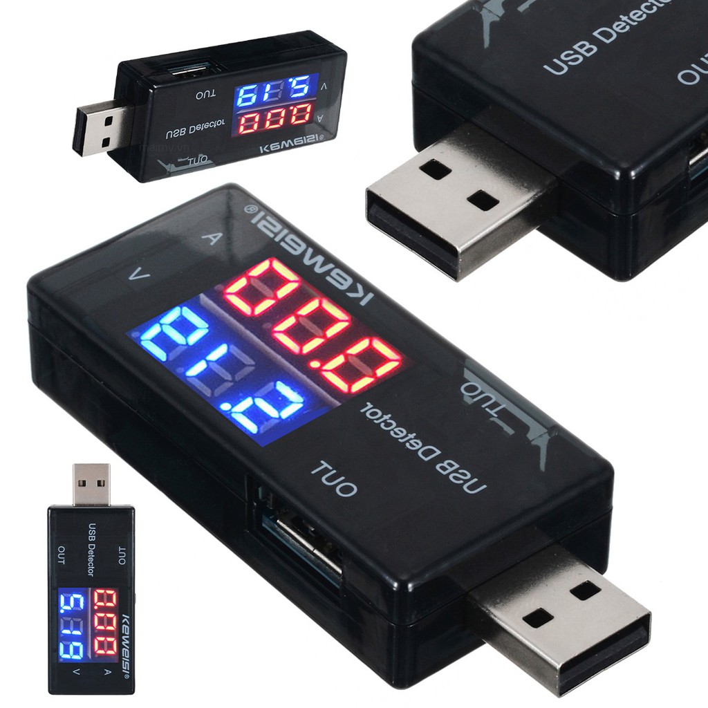 Bộ sạc USB đo điện áp , dòng điện đa năng