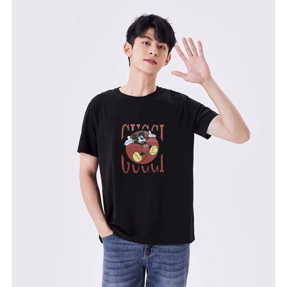 Áo Thun Unisex Nam Nữ Form Rộng Tay Lỡ In Hình Nhiều Màu Sắc Thời Trang Hàn Quốc