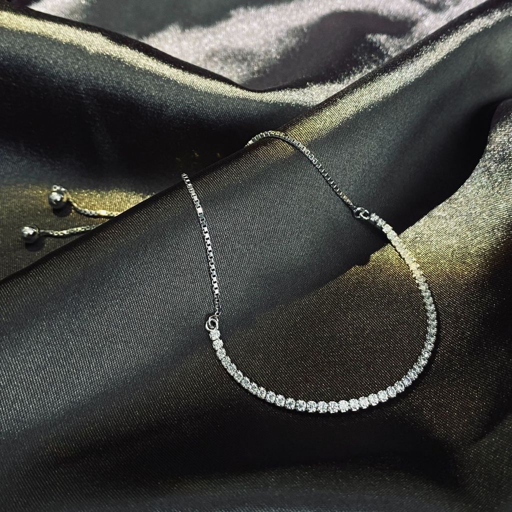 Vòng Tay Đính Đá Phong Cách Hàn Quốc Sang Trọng Cho Nữ