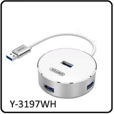 Hub USB 3.0 4 Ports Unitek (Y3197WH) HÀNG CHÍNH HÃNG