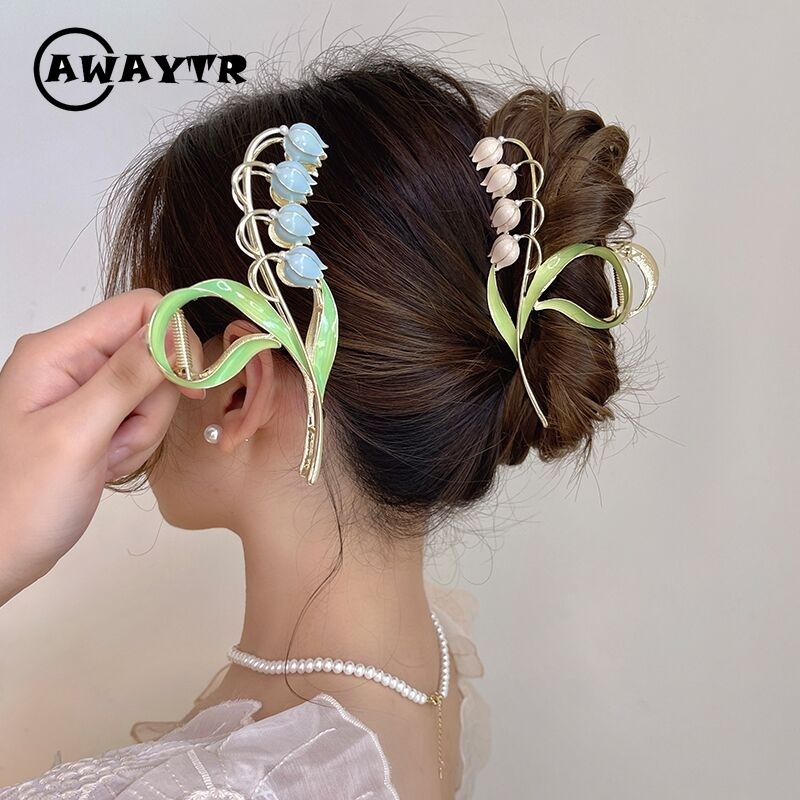 Kẹp Tóc Lúa Mì Bằng Hợp Kim Thời Trang Hàn Quốc Cho Nữ
