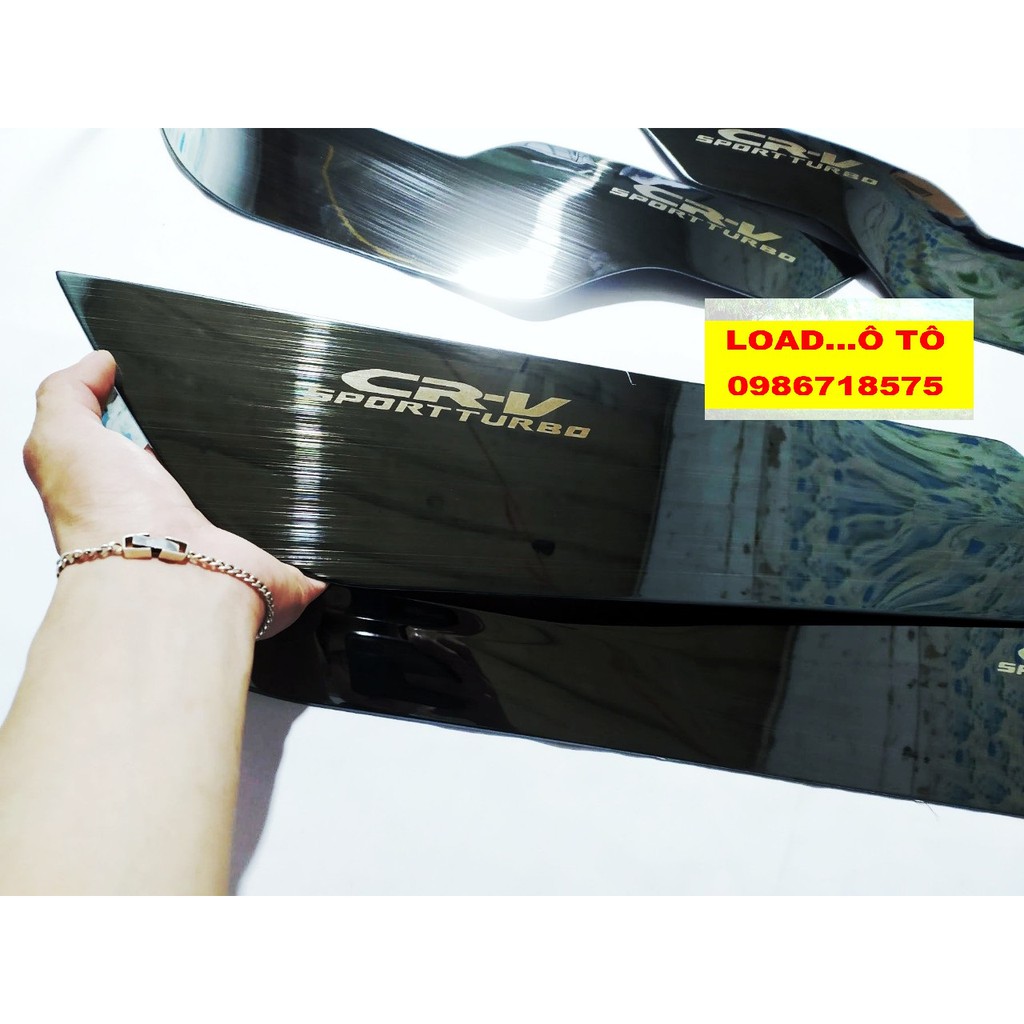 Ốp Tapli Cánh Cửa Xe Honda CRV 2022-2019 Vân Titan Cao Cấp, Chống Xước Cánh Cửa