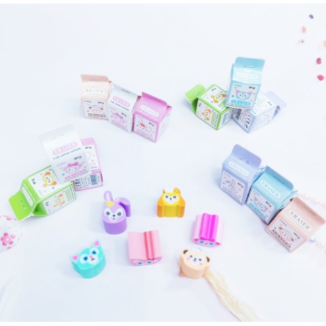 Tẩy thỏ stella cáo lina T122 gôm cute dễ thương DF friends