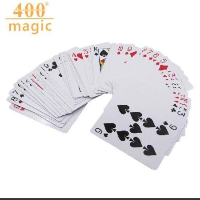 Lố 10 bộ bài tây 52 lá mẫu màu đỏ. gọn, dễ thương.