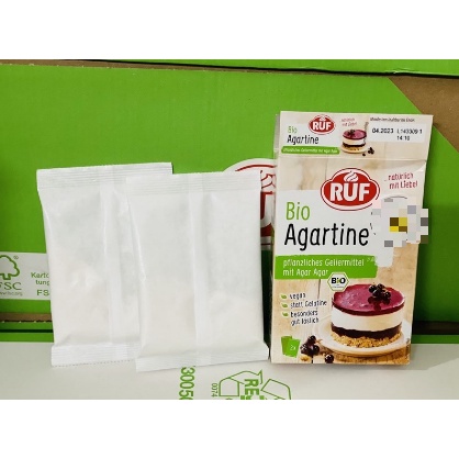Bột Agar  Hữu Cơ Ruf - Agartine Thuần Chay