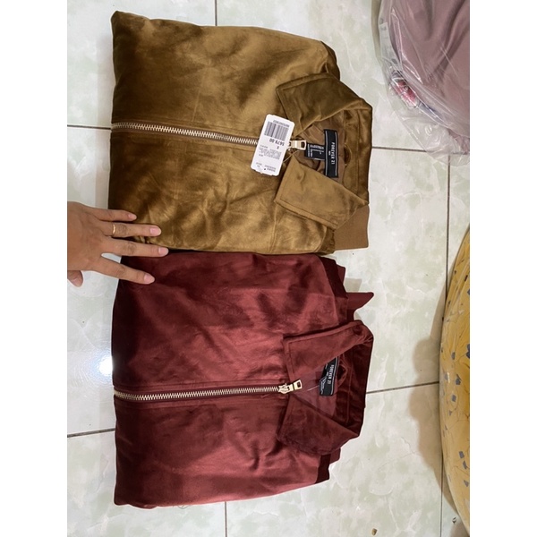 áo khoác nam da lộn nhung mềm cực men vnxk
