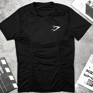 (frếhip)-ÁO THUN PHỐI SƯỜN logo shark ép nhiệt,thun lạnh,mặc mát.hình thật.