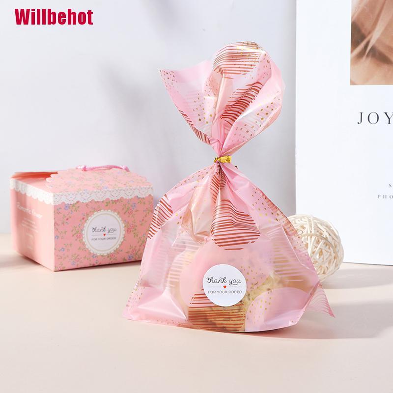 Set 500 Miếng Dán Chữ Thank You For Your Order Trang Trí Sách Kỷ Niệm