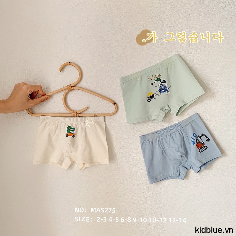 Panties 3pcs Boys' Cartoon Panties Cotton Underpants Baby Panties Soft Toddler Boxers Seamless Boxer Shorts Shorts Panties