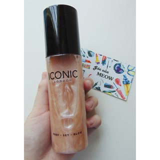 Iconic London Prep-Set-Glow xịt makeup căng bóng