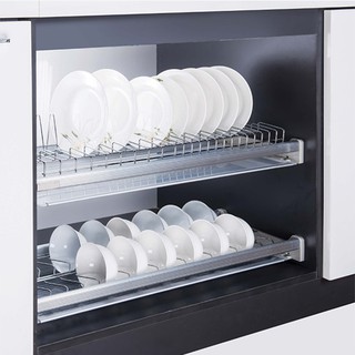 Kệ úp bát đĩa inox trong tủ bếp INOXEN BCD