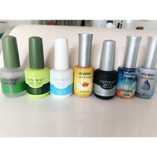 ViNiMay Chính Hãng ( kiềm dầu, base, cứng móng....)