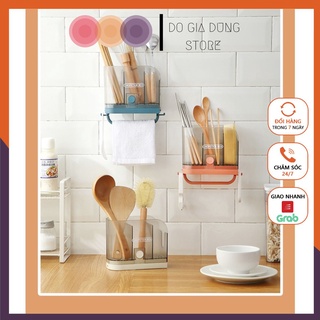 Hộp đựng đũa muỗng thìa treo tường nhà bếp giỏ treo thìa đũa dán tường đa năng kèm keo dán siêu dính Dồ gia dụng Store