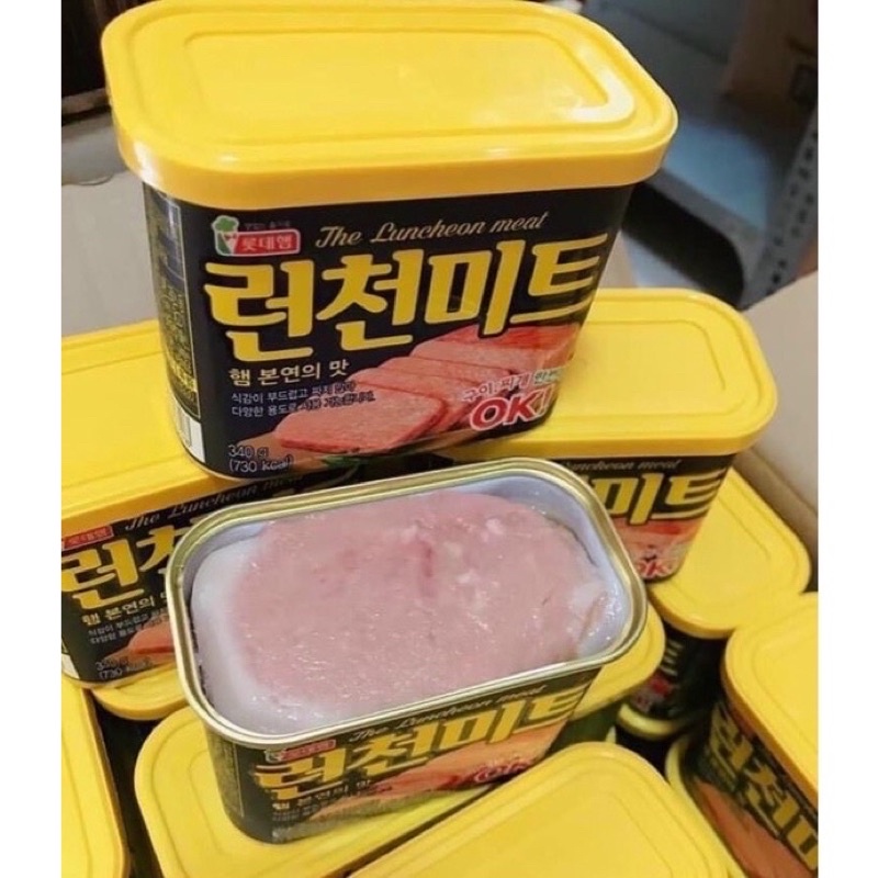 Thịt Hộp Spam Lotte Lunchoen Meat Hàn Quốc 340g