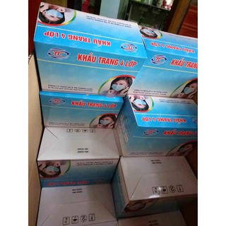 1 hộp Khẩu trang y tế 4 lớp kháng khuẩn Thông Chắc
